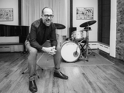 image of John Hollenbeck about Drumming