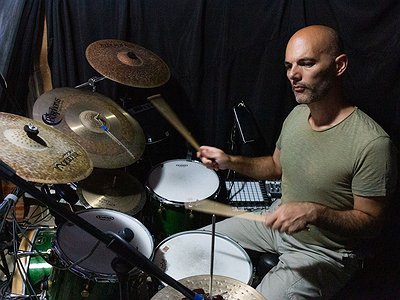 image of Massimo Discepoli on Drumming